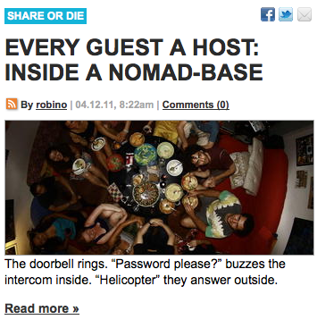 Every Guest a Host: Inside a Nomad-Base